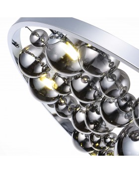 SL1510.103.07 Люстра подвесная ST-Luce Хром/Дымчатый G9 7*5W Olmi-foto3