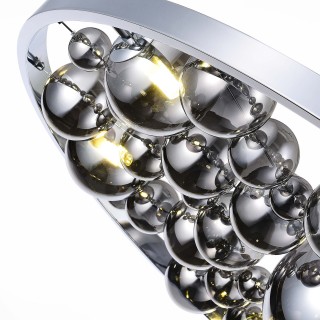 SL1510.103.07 Люстра подвесная ST-Luce Хром/Дымчатый G9 7*5W Olmi-foto3