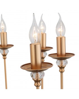 SL186.203.08 Люстра подвесная ST-Luce Латунь, Прозрачный E14 8*40W NOVENTO-foto3