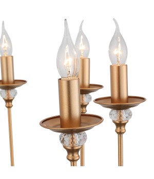 SL186.203.08 Люстра подвесная ST-Luce Латунь, Прозрачный E14 8*40W NOVENTO-foto3