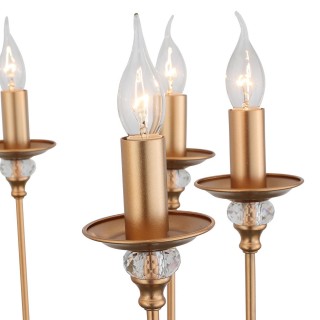 SL186.203.08 Люстра подвесная ST-Luce Латунь, Прозрачный E14 8*40W NOVENTO-foto3