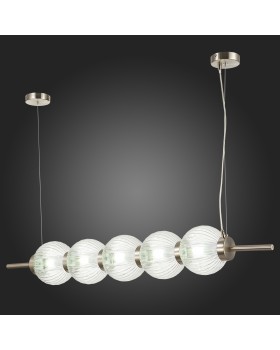 SL1155.103.05 Светильник подвесной ST-Luce Никель/Прозрачный E14 5*40W MARENA-foto9