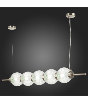 SL1155.103.05 Светильник подвесной ST-Luce Никель/Прозрачный E14 5*40W MARENA-foto9