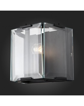 SL276.401.01 Бра ST-Luce Черный/Прозрачный E27 1*60W PELTRO-foto3