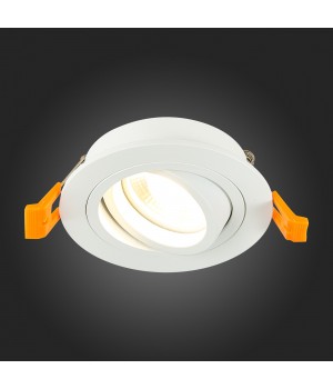 ST251.518.01 Св-к встр. Белый GU10 1*50W IP20 L90xW90xH27 220V Без ламп ST251-foto7