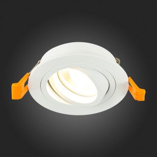 ST251.518.01 Св-к встр. Белый GU10 1*50W  IP20 L90xW90xH27 220V Без ламп ST251-foto7