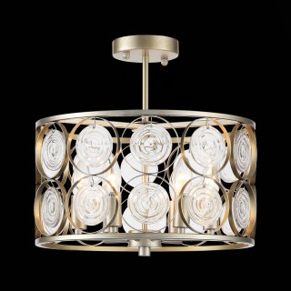 SL1105.202.06 Светильник потолочный ST-Luce Золотистый с патиной/Золотистый, Прозрачный E14 6*60W SERANDA-foto10