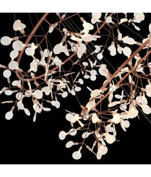 SL379.203.486 Люстра подвесная ST-Luce Медный/Белый LED 486*0,5W 3500K RAFINA-foto6