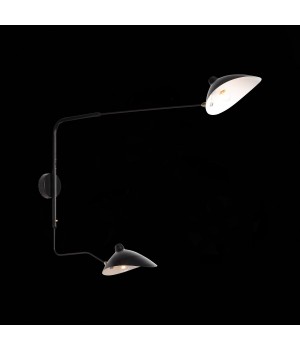 SL305.401.02 Светильник настенный ST-Luce Черный/Черный, Белый E27 2*60W SPRUZZO-foto9