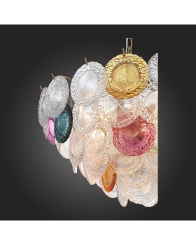 SL420.203.18 Люстра подвесная ST-Luce Золотистый/Разноцветный E14 18*40W CONELI-foto4