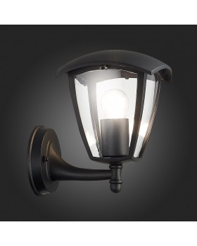 SL081.401.01 Светильник уличный настенный ST-Luce Черный/Черный, Прозрачный E27 1*40W SIVINO-foto9