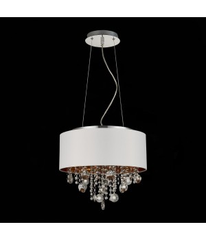 SL1350.503.04 Светильник подвесной ST-Luce Хром/Белый, Золотистый, Прозрачный E14 4*40W LACCHIA-foto10