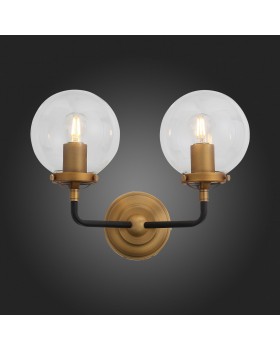 SL234.401.02 Бра ST-Luce Черный, Золото/Прозрачный E27 2*40W VARIETA-foto7