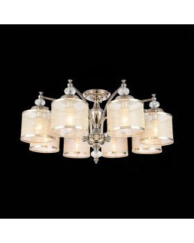 SL1750.102.08 Люстра потолочная ST-Luce Никель/Золотистый E14 8*40W CORESIA-foto3