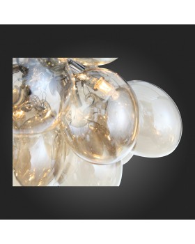 SL432.202.06 Люстра потолочная ST-Luce Хром/Коньячный G9 6*5W SOSPIRO-foto12