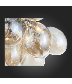 SL432.202.06 Люстра потолочная ST-Luce Хром/Коньячный G9 6*5W SOSPIRO-foto12