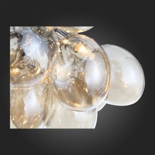 SL432.202.06 Люстра потолочная ST-Luce Хром/Коньячный G9 6*5W SOSPIRO-foto12