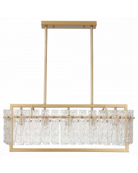 SL1632.203.05 Люстра подвесная ST-Luce Шампань/Прозрачный E14 5*60W MIRA-foto2