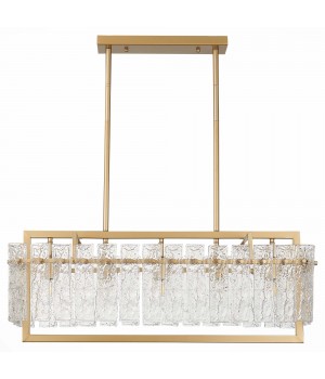 SL1632.203.05 Люстра подвесная ST-Luce Шампань/Прозрачный E14 5*60W MIRA-foto2