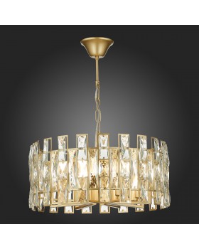 SL1626.203.08 Люстра подвесная ST-Luce шампань/шампань, прозрачный E14 8*40W Anzio-foto5