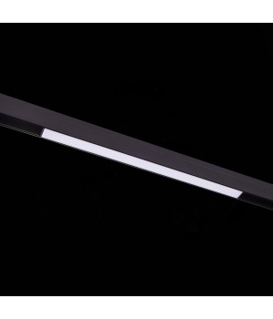 ST360.436.12 Магнитный трековый светильник Черный LED 1*12W 3000K 780Lm Ra>80 120 IP20 L406xW22xH44 48V STANDI-foto5