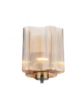 SL117.301.01 Бра ST-Luce Бронзовый/Янтарный E27 1*60W ONDE-foto2