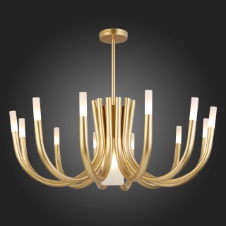 SL1173.202.13 Люстра потолочная ST-Luce Золотистый/Белый G4/E27 12+1*5+60W PAFE-foto5