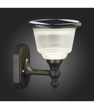 SL9502.401.01 Светильник уличный настенный ST-Luce Черный/Черный, Прозрачный LED 1*2W 3000-6000K SOLARIS-foto15