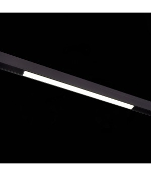 ST360.436.12 Магнитный трековый светильник Черный LED 1*12W 3000K 780Lm Ra>80 120 IP20 L406xW22xH44 48V STANDI-foto4