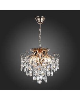 SL846.202.06 Люстра подвесная ST-Luce Золотистый/Прозрачный E14 6*40W ORECCHINI-foto7