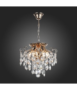 SL846.202.06 Люстра подвесная ST-Luce Золотистый/Прозрачный E14 6*40W ORECCHINI-foto7