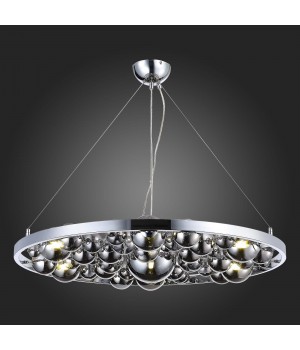 SL1510.103.07 Люстра подвесная ST-Luce Хром/Дымчатый G9 7*5W Olmi-foto7