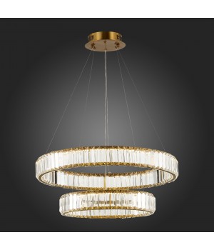 SL1622.303.02 Люстра подвесная ST-Luce Латунь/Прозрачный LED 1*70W 4000K TIVOLI-foto7