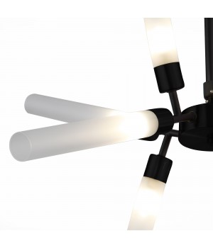 SL1620.402.08 Люстра потолочная ST-Luce Черный/Белый G9 8*5W SPLIO-foto3