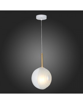 SL1183.503.01 Подвес ST-Luce Латунь/Белый G9 1*5W Foligno-foto5