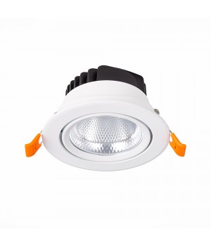ST211.538.24.36 Св-к встр. Белый LED 1*24W 3000K 1 800Lm Ra80 36° IP20 D138xH88 220-240V MIRO-foto2