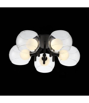 SL1483.402.05 Светильник потолочный ST-Luce Черный/Прозрачный, Белый G9 5*5W ELLETO-foto8