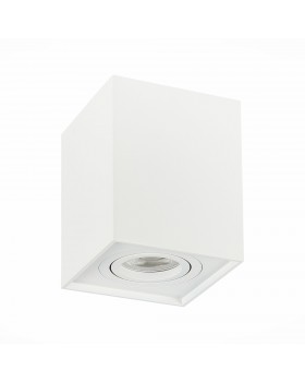 ST109.507.01 Светильник потолочный Мат. белый GU10 1*50W L100xW100xH123 220V Без ламп QUADRUS-foto2