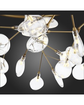 SL411.233.45 Люстра подвесная ST-Luce Золотистый/Прозрачный G4 45*1,5W RICCARDO-foto3