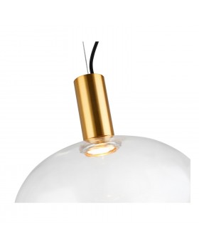 SL1582.303.01 Светильник подвесной ST-Luce Бронзовый/Прозрачный LED 1*7W 2700K ALLENORE-foto3