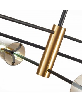 SL1209.302.06 Светильник потолочный ST-Luce Бронза,Черный/Дымчатый E14 6*40W MORAVE-foto10