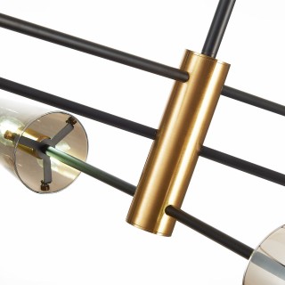 SL1209.302.06 Светильник потолочный ST-Luce Бронза,Черный/Дымчатый E14 6*40W MORAVE-foto10