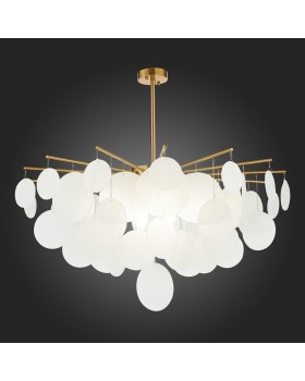 SL1231.302.08 Люстра потолочная ST-Luce Латунь/Белый E14 8*60W Vittoria-foto5