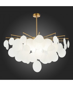 SL1231.302.08 Люстра потолочная ST-Luce Латунь/Белый E14 8*60W Vittoria-foto5