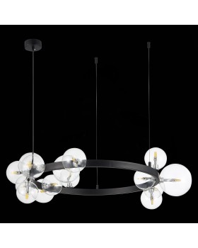 SL1165.402.15 Светильник подвесной ST-Luce Черный/Прозрачный G4 15*5W NECTON-foto8