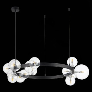 SL1165.402.15 Светильник подвесной ST-Luce Черный/Прозрачный G4 15*5W NECTON-foto8