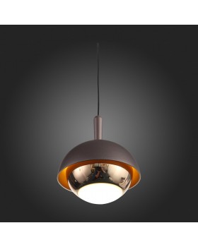 SL1602.323.01 Светильник подвесной ST-Luce Кофейный, Золото/Кофейный, Золото LED 1*8W 4000K ENTOLLA-foto8