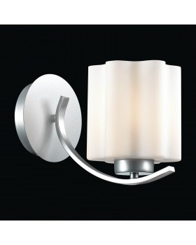 SL116.501.01 Бра ST-Luce Серебристый/Белый E27 1*60W ONDE-foto2