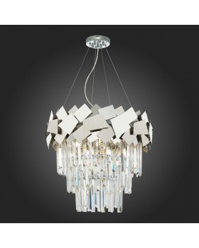 SL1232.103.06 Светильник подвесной ST-Luce Хром/Прозрачный, Хром E14 6*60W CASERTA-foto6