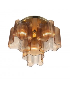 SL117.302.03 Люстра потолочная ST-Luce Бронзовый/Янтарный E27 3*60W ONDE-foto11